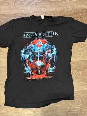 RARE Amaranthe 2023 Tour Shirt XL 🤘 North America Dates Metal Band Tee